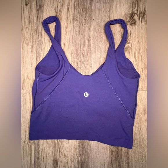 Lululemon Purple V-Neck Tank Top size 2 - Picture 2 of 6